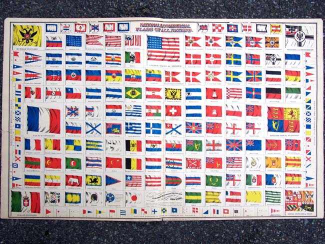 "National and Commercial Flags of All Nations" published by G.S. Colton, New York, in 1868 — image 2